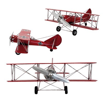 aeroplano-fokker-rosso-grande-60x51x30