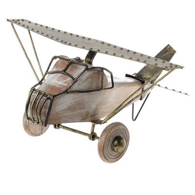 aeroplano-in-metallo-colore-beige-piccolo-16x16x8